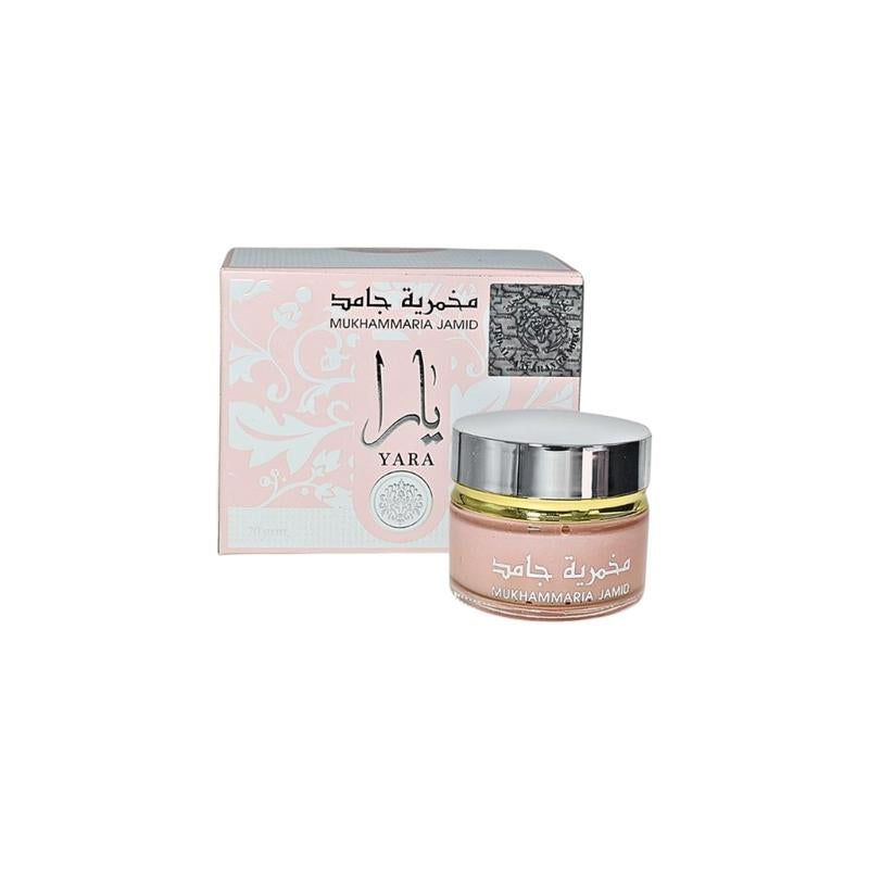 Experience Ultimate Hydration with Ard Al Zafaaran Yara Moisturizer Cream - 0.75 Oz Infused with Orchid & Heliotrope for Silky Smooth Skin!